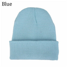 Load image into Gallery viewer, 2 Psc winter warm solid color knitted hat
