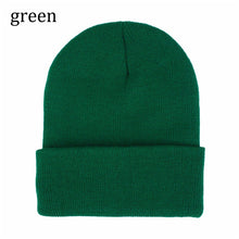 Load image into Gallery viewer, 2 Psc winter warm solid color knitted hat
