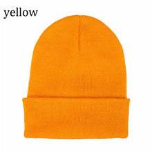 Load image into Gallery viewer, 2 Psc winter warm solid color knitted hat
