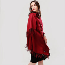 Load image into Gallery viewer, Ladies Winter Pure Cashmere Scarf Shawl Wrap Blanket Female 200*70cm
