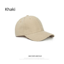 Load image into Gallery viewer, baseball cap casual all match solid color peaked cap
