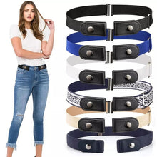 Load image into Gallery viewer, Men&#39;s Women&#39;s Buckle Elastic Elastic Belt
