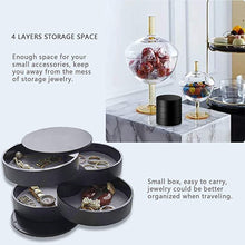 Load image into Gallery viewer, 4 Tier Rotating Jewelry Box
