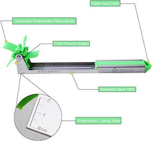 Load image into Gallery viewer, Stainless Steel Watermelon Slicer Cutter Knife with Melon Baller Scoop Extra
