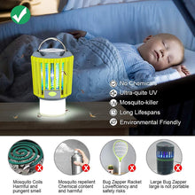 Load image into Gallery viewer, Portable Solar 3 in 1 Mosquito Killer Repellent LED Light Lamp
