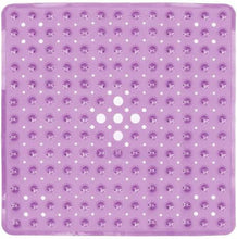Load image into Gallery viewer, Square Shower Mats Non Slip Bath Mat with with Drain Holes
