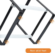 Load image into Gallery viewer, Large Plate Rack Organizer for Kitchen Counter Tops - Non-Slip &amp; Rust Resistant (White &amp; Black)
