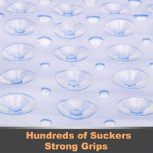 Load image into Gallery viewer, Square Shower Mats Non Slip Bath Mat with with Drain Holes
