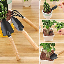 Load image into Gallery viewer, 9 Pieces / Set Mini gardening tools 1 set digging weeder rake with storage bag
