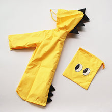 Load image into Gallery viewer, Lovely dinosaur polyester Er raincoat outdoor waterproof Cape
