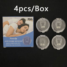 Load image into Gallery viewer, 4 Anti-snoring device Anti-snoring magnetic nose clip
