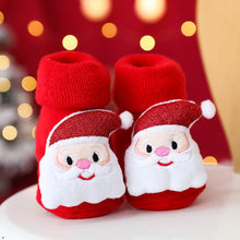 Load image into Gallery viewer, Baby Christmas Socks Winter Thick Terry Socks
