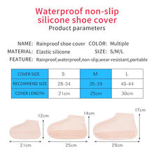 Load image into Gallery viewer, Waterproof shoe cover can be reused indoors and outdoors in rainy days
