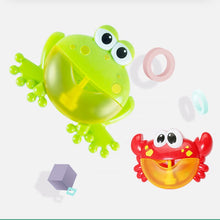 Load image into Gallery viewer, Children&#39;s bathtub soap machine automatic music bubble crab frog
