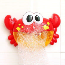 Load image into Gallery viewer, Children&#39;s bathtub soap machine automatic music bubble crab frog
