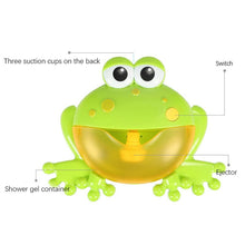 Load image into Gallery viewer, Children&#39;s bathtub soap machine automatic music bubble crab frog
