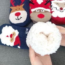 Load image into Gallery viewer, Christmas Fuzzy Slipper Socks Womens Floor Sock
