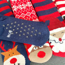 Load image into Gallery viewer, Christmas Fuzzy Slipper Socks Womens Floor Sock
