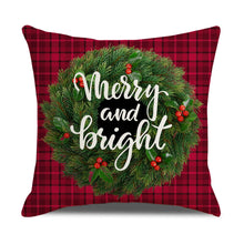 Load image into Gallery viewer, A set of 4-piece 18x18in Christmas Pillow Covers
