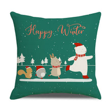 Load image into Gallery viewer, A set of 4-piece 18x18in Christmas Pillow Covers
