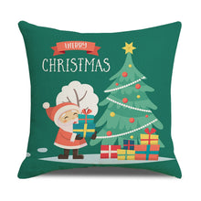 Load image into Gallery viewer, A set of 4-piece 18x18in Christmas Pillow Covers
