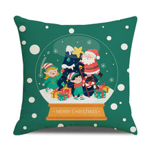 Load image into Gallery viewer, A set of 4-piece 18x18in Christmas Pillow Covers
