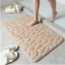 Load image into Gallery viewer, Cobblestone Embossed Bathroom Bath Mat
