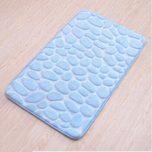 Load image into Gallery viewer, Cobblestone Embossed Bathroom Bath Mat
