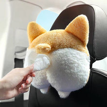 Load image into Gallery viewer, Creative cartoon Golgi donkey tissue box soft car seat Napkin Holder
