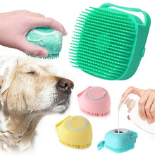 Load image into Gallery viewer, Dog Bath Brush Comb Silicone SPA Shampoo Massage Brush
