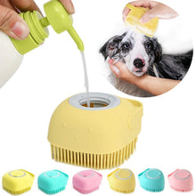 Load image into Gallery viewer, Dog Bath Brush Comb Silicone SPA Shampoo Massage Brush

