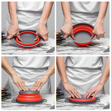 Load image into Gallery viewer, Foldable Drain Basket Colander Fruit Vegetable Washing Basket
