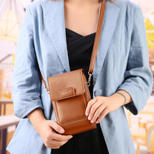 Load image into Gallery viewer, Transparent Touch Screen Retro Simple Mobile Phone Bag
