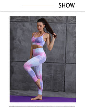 Load image into Gallery viewer, New Tie Dye Seamless Yoga High Waist Leggings Running Workout Clothes
