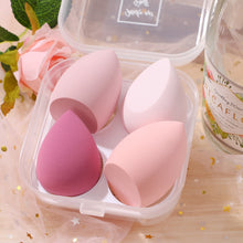 Load image into Gallery viewer, 4/pcs Cosmestic Sponge Egg Tool Wet and Dry Use
