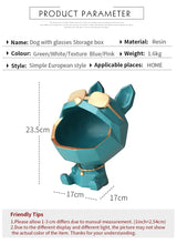 Load image into Gallery viewer, Decoration of resin Art Sculpture Figurine with big mouth dog storage box
