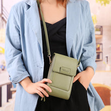 Load image into Gallery viewer, Transparent Touch Screen Retro Simple Mobile Phone Bag
