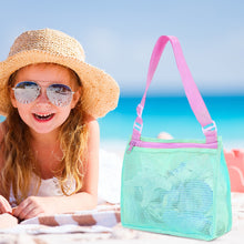 Load image into Gallery viewer, Children&#39;s beach net bag toy shell collection bag
