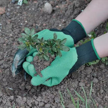 Load image into Gallery viewer, 4 Hand claw ABS plastic gardening rubber gloves
