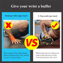 Load image into Gallery viewer, Chest muscle training fitness equipment sponge I type push up frame
