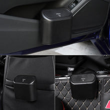 Load image into Gallery viewer, Car Clamshell Trash Bin Hanging Vehicle Garbage Dust Case Storage Box
