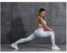 Load image into Gallery viewer, New Tie Dye Seamless Yoga High Waist Leggings Running Workout Clothes
