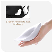 Load image into Gallery viewer, Push Up Sports Bra Women&#39;s Tracksuit Cross Straps Wireless Padded Gym Bra
