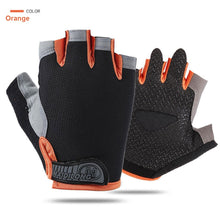 Load image into Gallery viewer, Silicone Anti-slip Anti-sweat Cycling Gloves Men Women Half Finger Gloves
