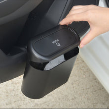 Load image into Gallery viewer, Car Clamshell Trash Bin Hanging Vehicle Garbage Dust Case Storage Box
