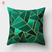 Load image into Gallery viewer, Geometric Printed Polyester Throw Pillow Cases Sofa Cushion Cover
