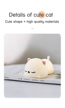 Load image into Gallery viewer, USB rechargeable silicone night light with remote control
