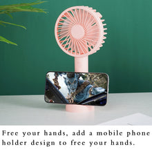 Load image into Gallery viewer, USB rechargeable mini portable fan for outdoor travel
