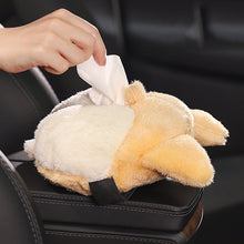 Load image into Gallery viewer, Creative cartoon Golgi donkey tissue box soft car seat Napkin Holder
