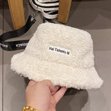 Load image into Gallery viewer, Lamb Faux Fur Bucket Hat Winter Warm Teddy Velvet Hats for Women
